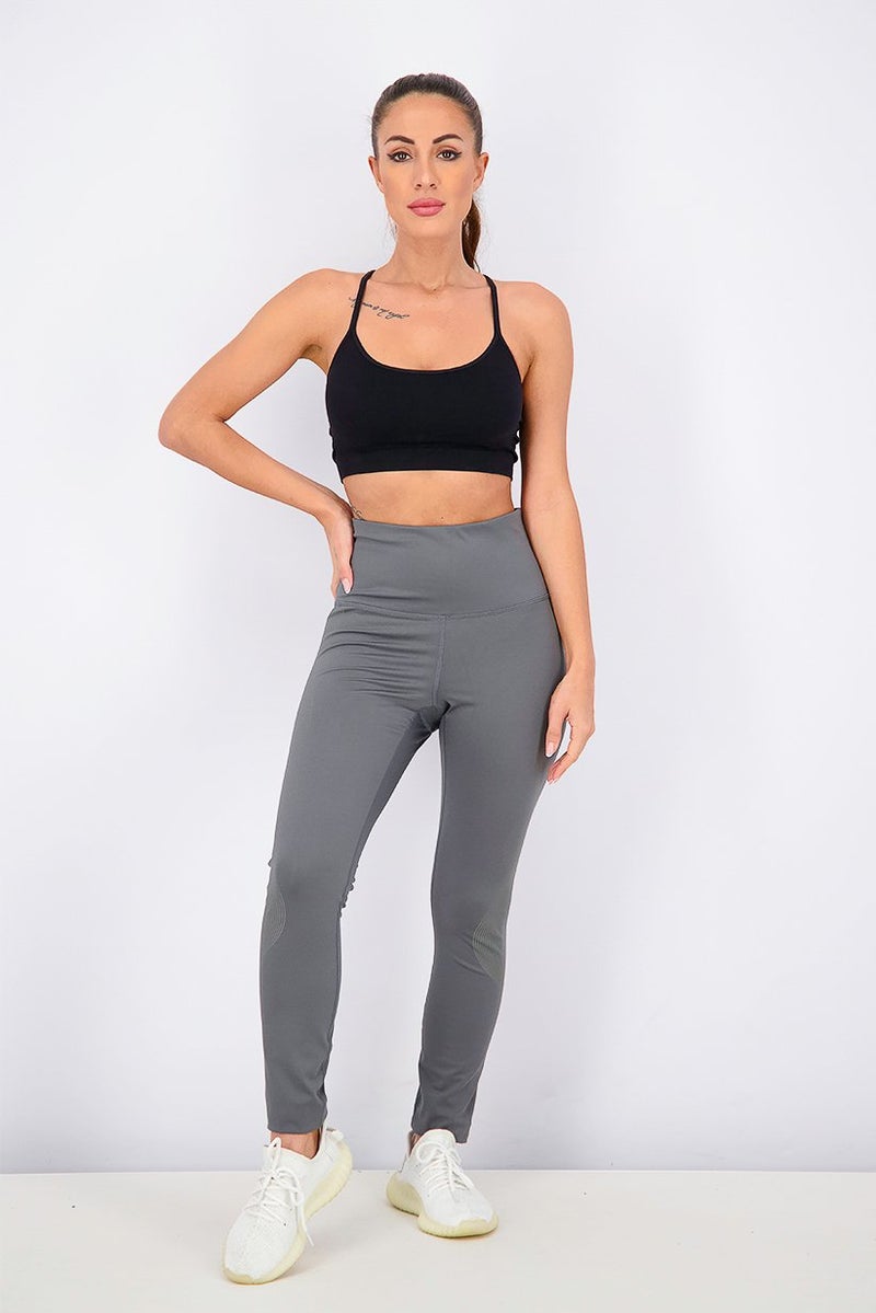 Tchibo Women Sportswear Fit Training Tights, Grey - Image 2